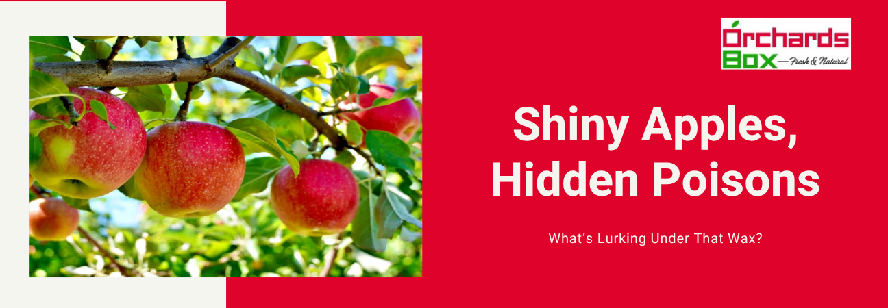 Shiny Apples, Hidden Poisons: What’s Lurking Under That Wax?