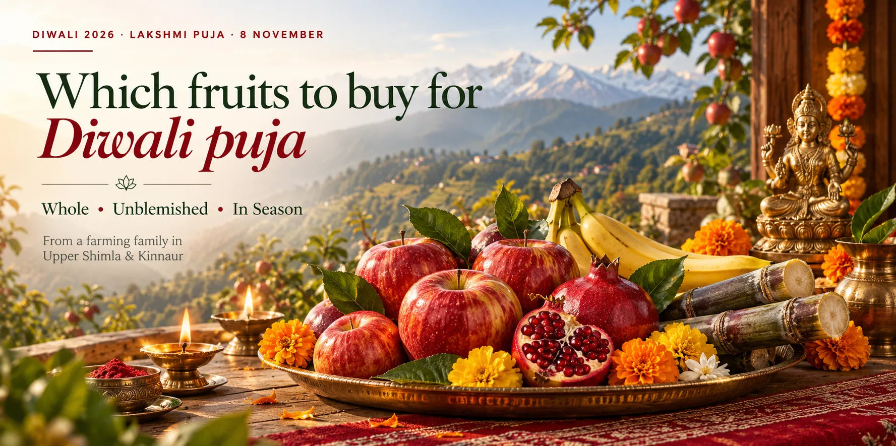 Which fruits to buy for Diwali puja